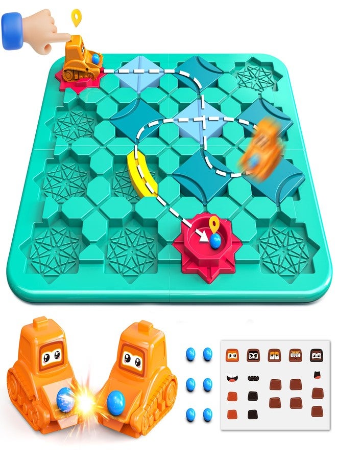 fygurso STEM Board Games for Kid, Puzzle Logical Builder Kids Toys, Preschool Montessori Brain Teasers Birthday for Kids 4-8 Years Old - Image 1
